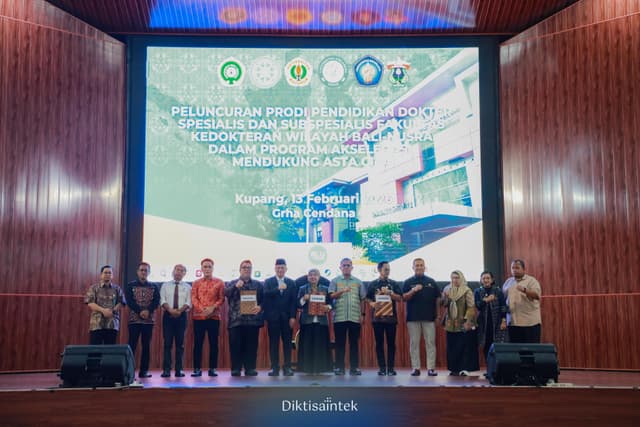 Sesjen Kemdiktisaintek Meresmikan Prodi Pendidikan Dokter Spesialis dan Subspesialis Wilayah Bali-Nusra