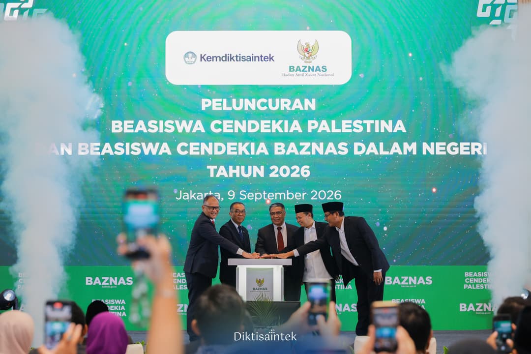BAZNAS dan Kemdiktisaintek Resmi Meluncurkan Program Beasiswa Cendekia Palestina 