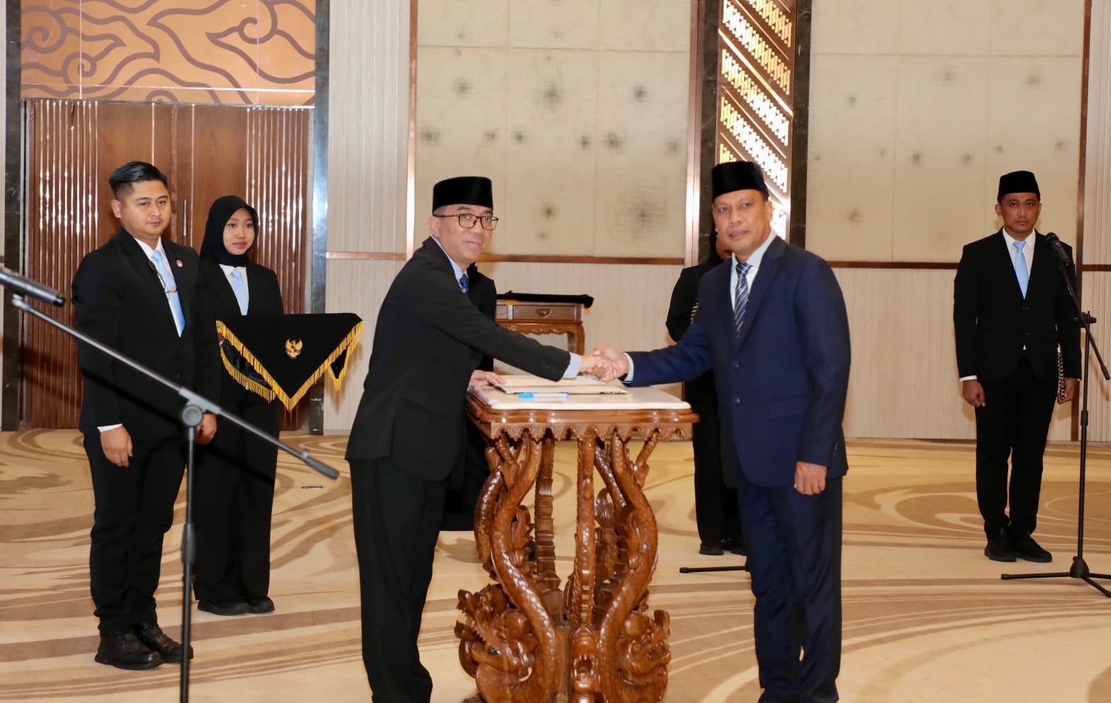 Mendiktisaintek Lantik Direkur Politeknik Perikanan Negeri Tual