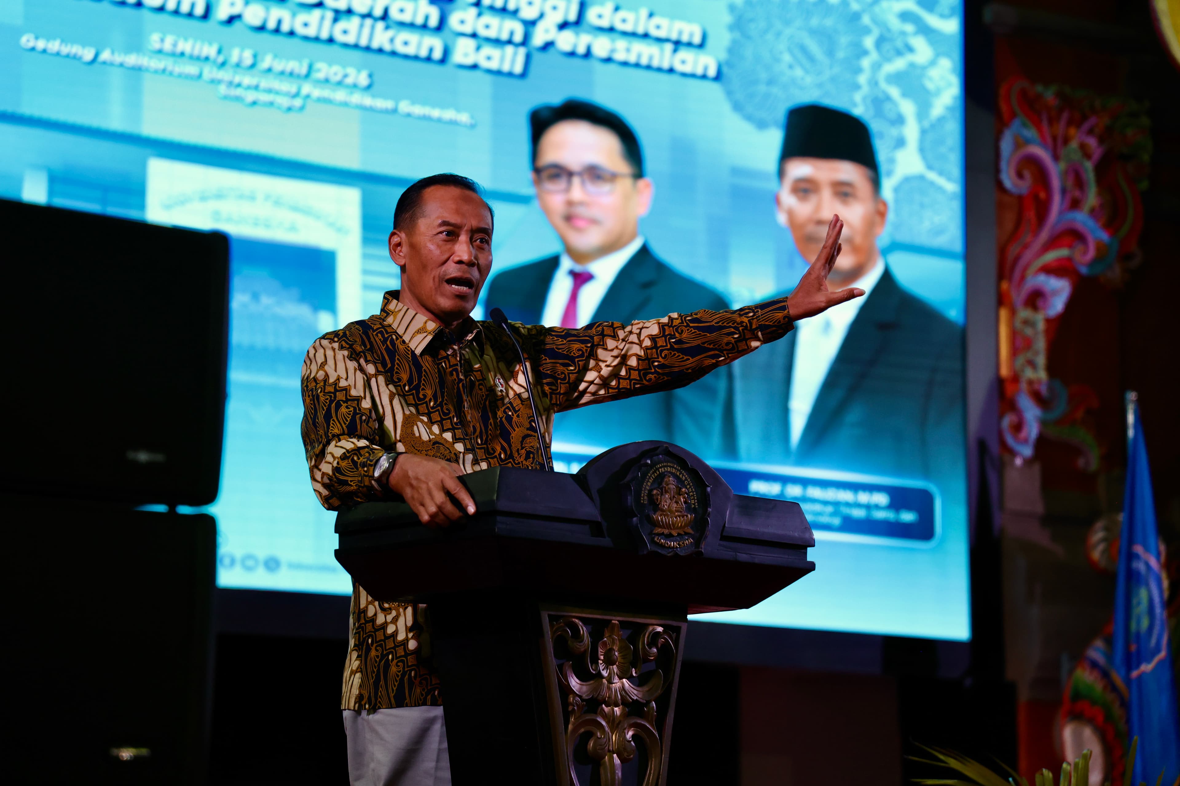 Konsorsium Pendidikan Bali Diresmikan, Wamendiktisaintek Dorong Kolaborasi Perguruan Tinggi 