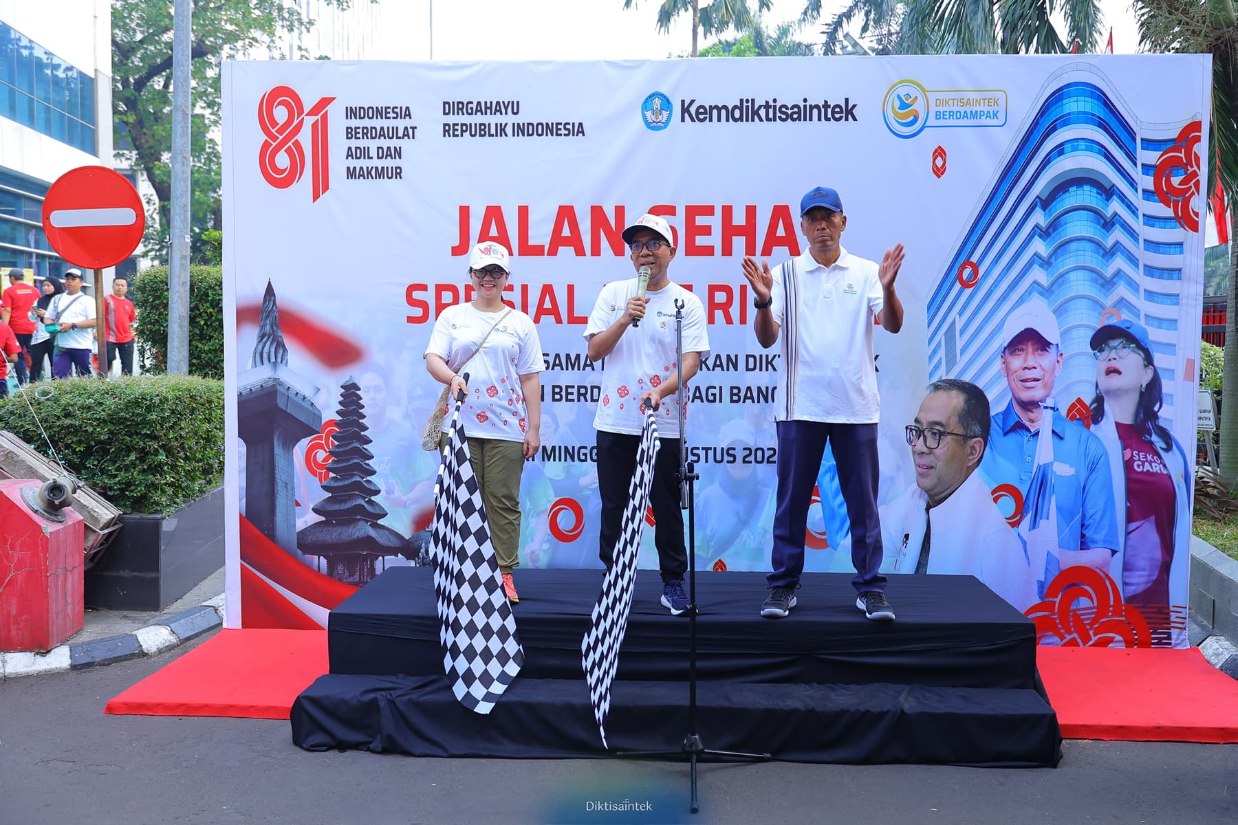 Peringatan HUT ke 81 RI di Lingkungan Kemdiktisaintek, Momentum Perkuat Kebersamaan dan Pelayanan