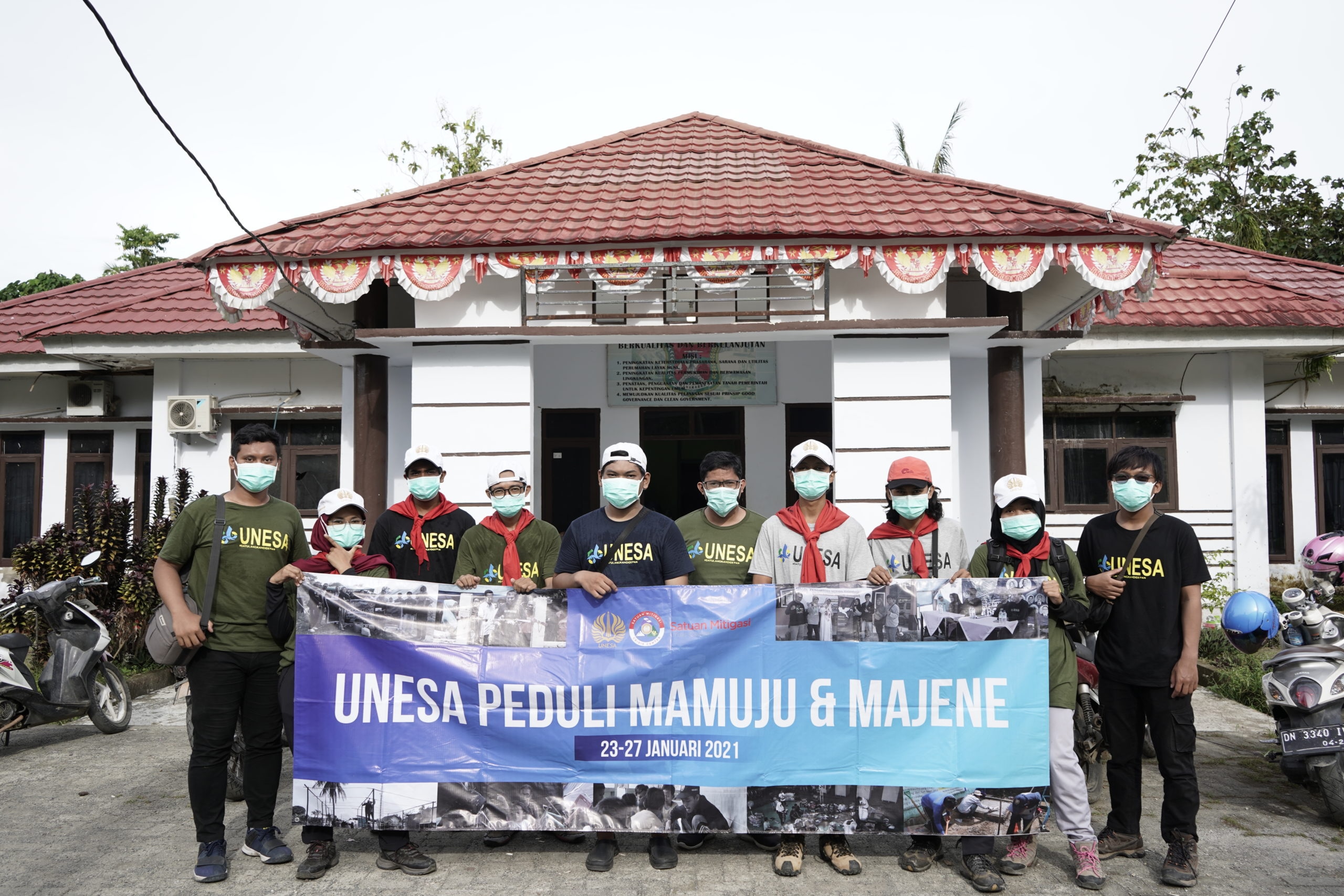 Cerita Aktivitas Relawan Unesa di Mamuju Dan Majene