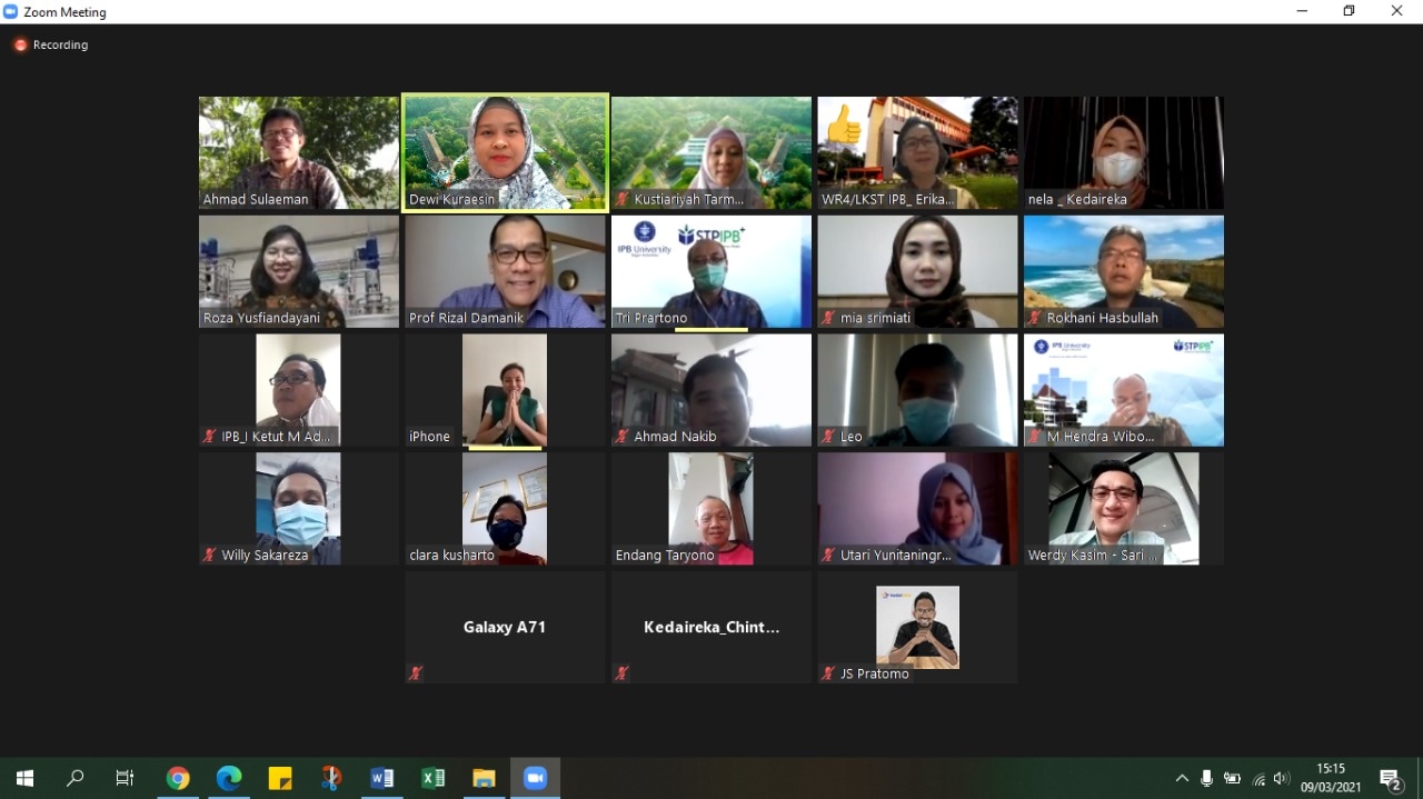 LKST IPB University dan BPP HIPMI Penjajakan Kerjasama Matching Fund Terkait Riset Makanan Pencegah Stunting