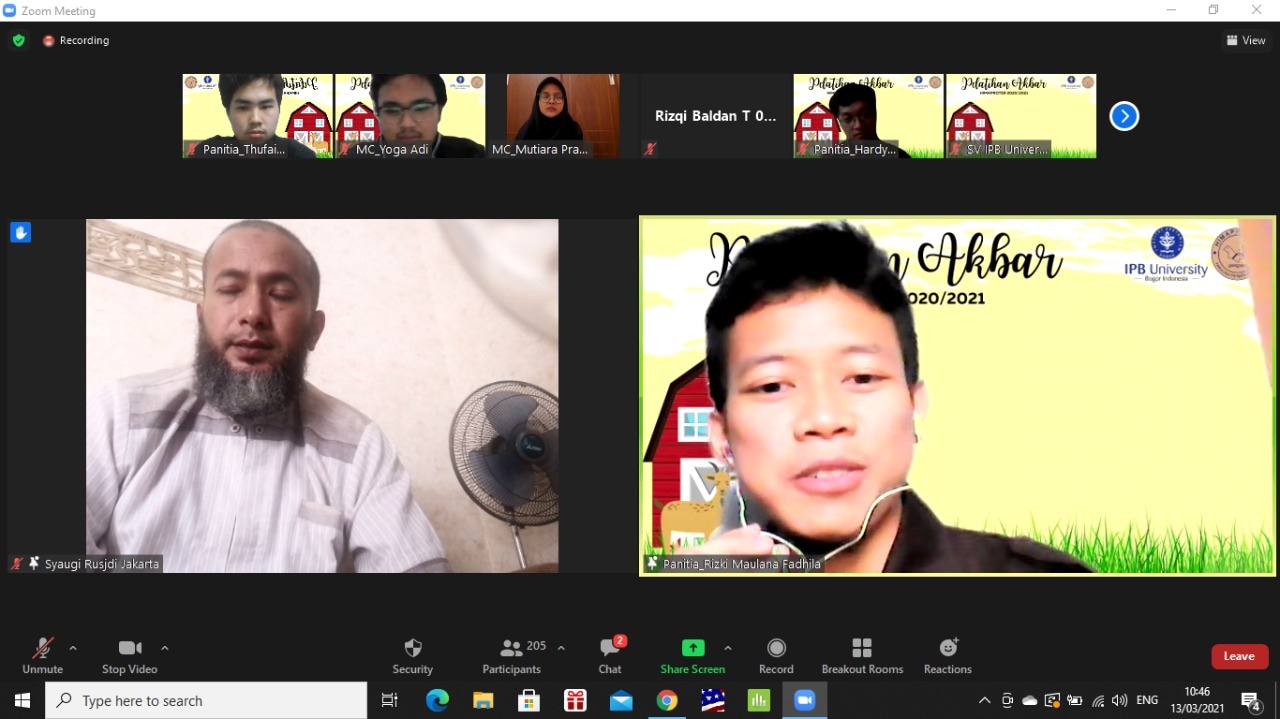 Himaproter IPB University Berikan Pelatihan Perawatan Ternak