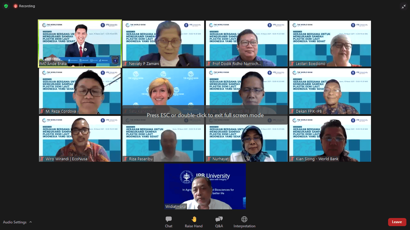 Marine Debris Harus Menjadi Perhatian Bersama