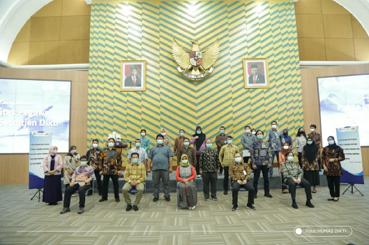 Penandatanganan Pakta Integritas Pegawai Setditjen Dikti, Wujud Nyata Pelaksanaan Reformasi Birokrasi