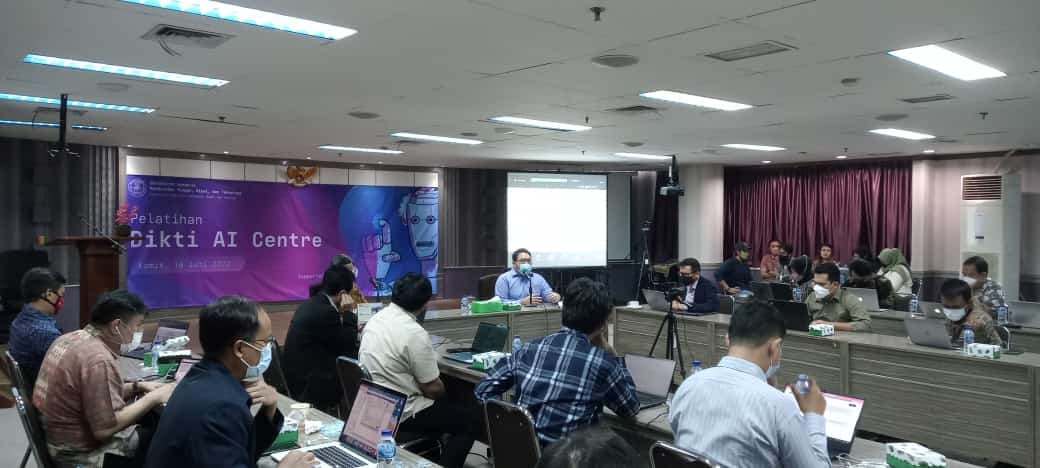 Tingkatkan Kemampuan Artificial Intelligence Perguruan Tinggi, Ditjen Diktiristek Gelar Pelatihan Pemanfaatan AI Center