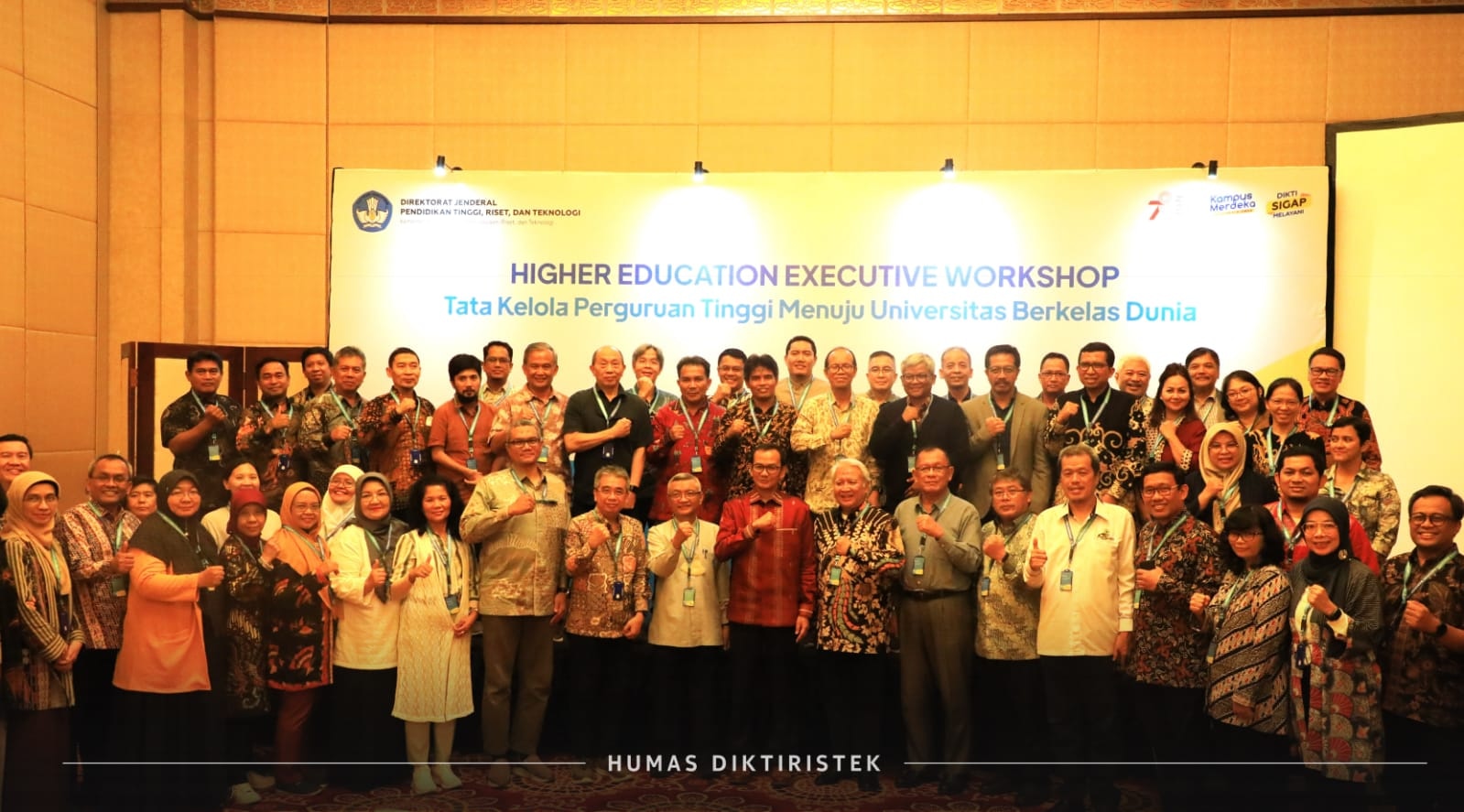 Gotong Royong Wujudkan Universitas Kelas Dunia, Ditjen Diktiristek Gelar Workshop Tata Kelola Perguruan Tinggi Menuju WCU