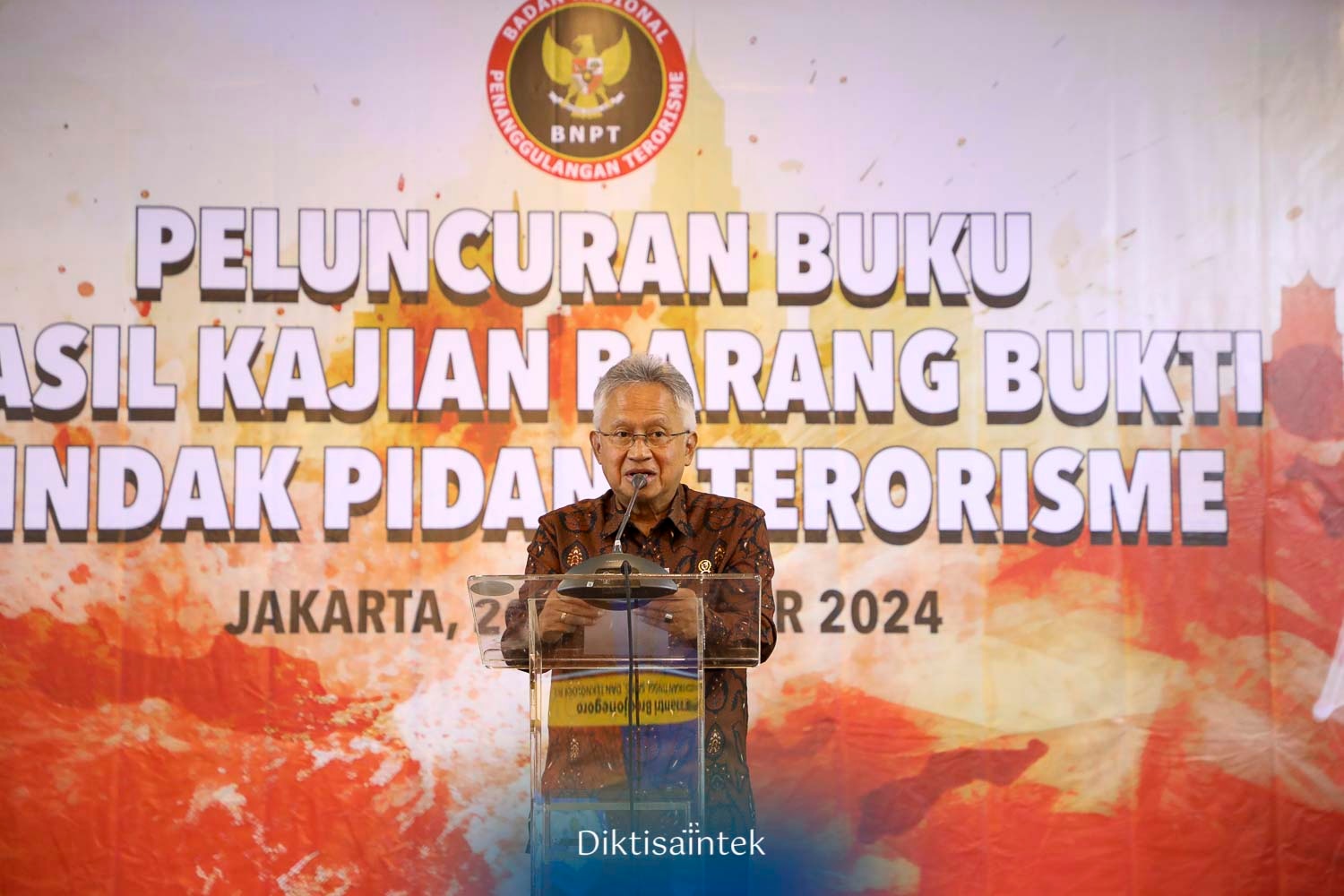 Hadiri Peluncuran Buku BNPT, Mendiktisaintek Tekankan Peran Pendidikan dalam Upaya Pencegahan Radikalisme dan Terorisme