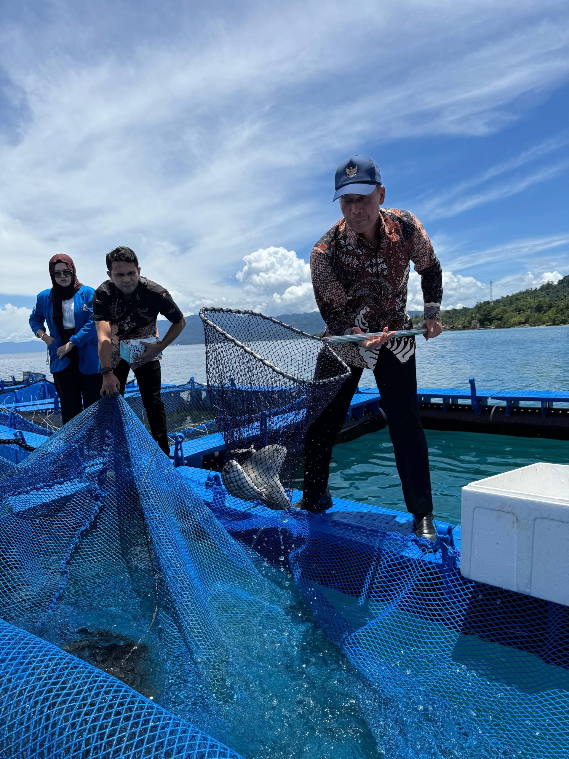 Tinjau Field Station Marine Science Unpatti, Wamendiktisaintek Fauzan Dorong Kontribusi Perguruan Tinggi untuk Masyarakat