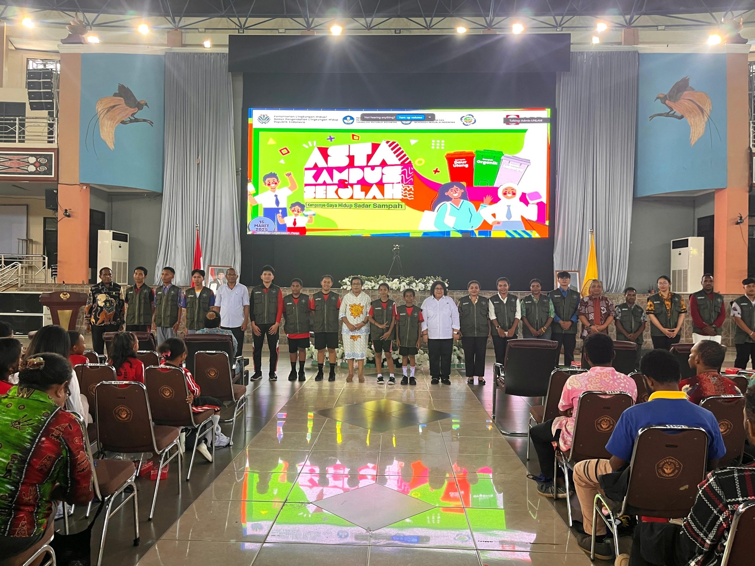 Uncen Bergabung dalam Gerakan Nasional ASTA 2025 untuk Wujudkan Kampus Bebas Sampah.