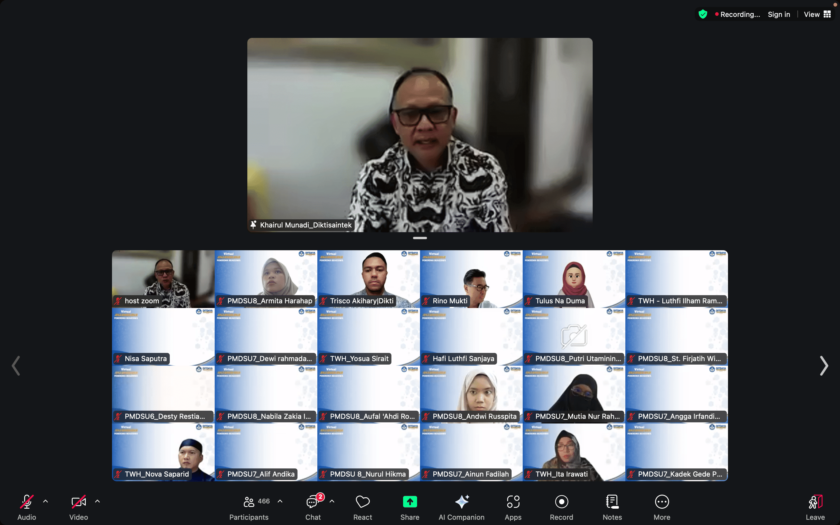 Kemdiktisaintek Ajak Penerima Beasiswa Pascasarjana 2025 Perkokoh Budaya Ilmiah Unggul