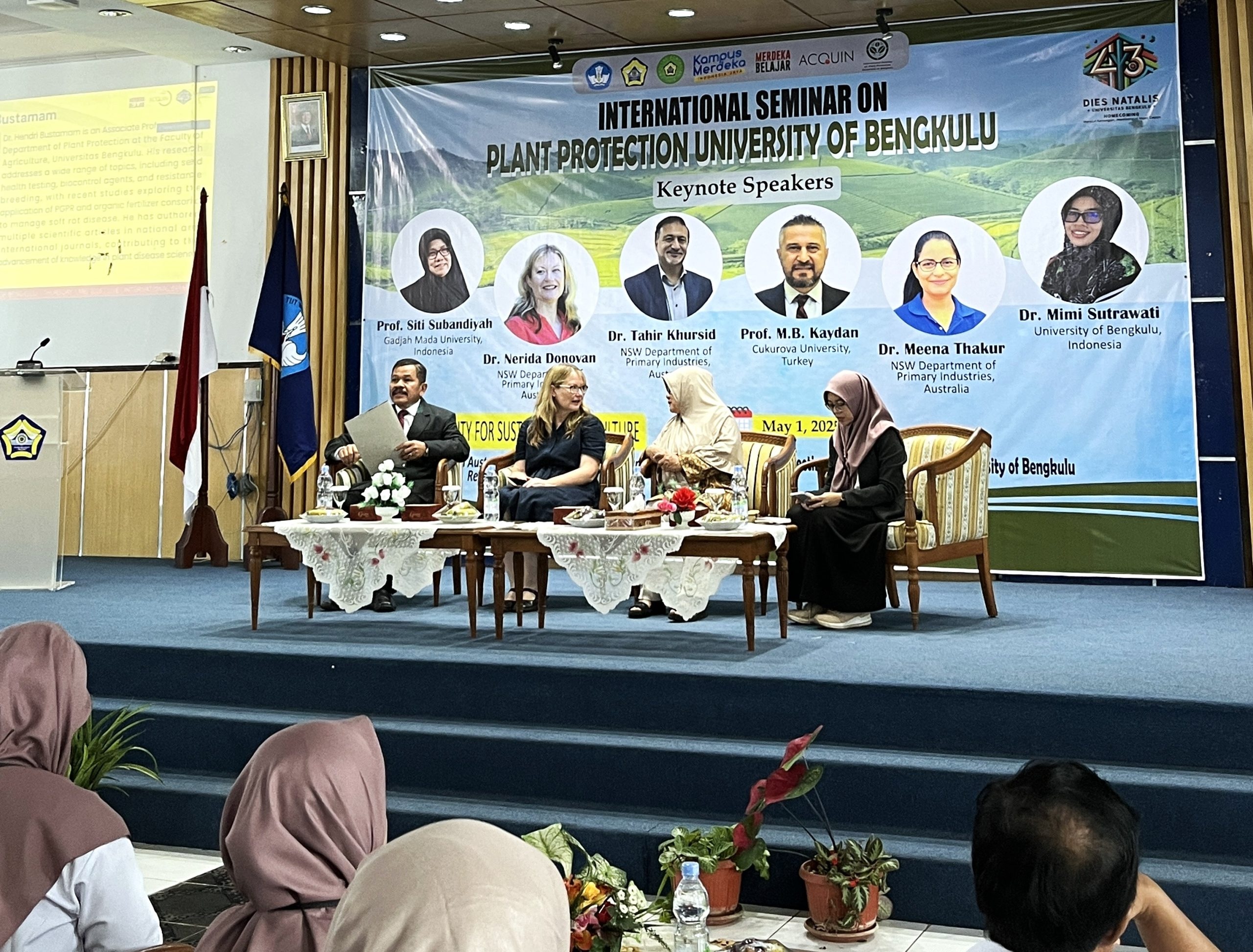 Prodi Proteksi Tanaman Gelar Seminar Internasional Biodiversitas untuk Pertanian Berkelanjutan