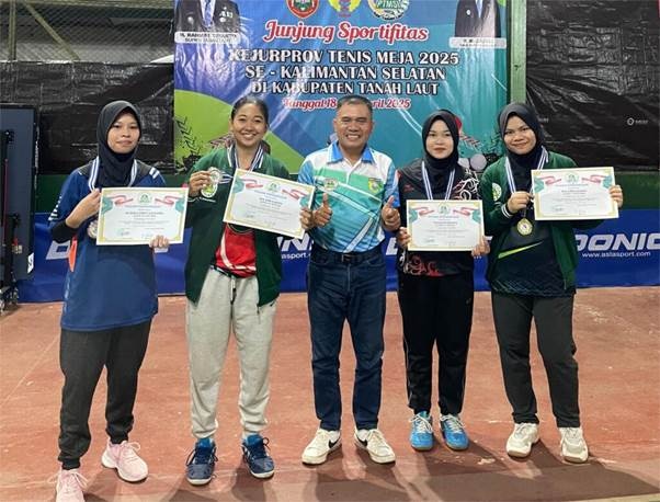 Mahasiswa Akuntansi Poliban Harumkan Nama Kampus di Kejurprov Kalsel 2025