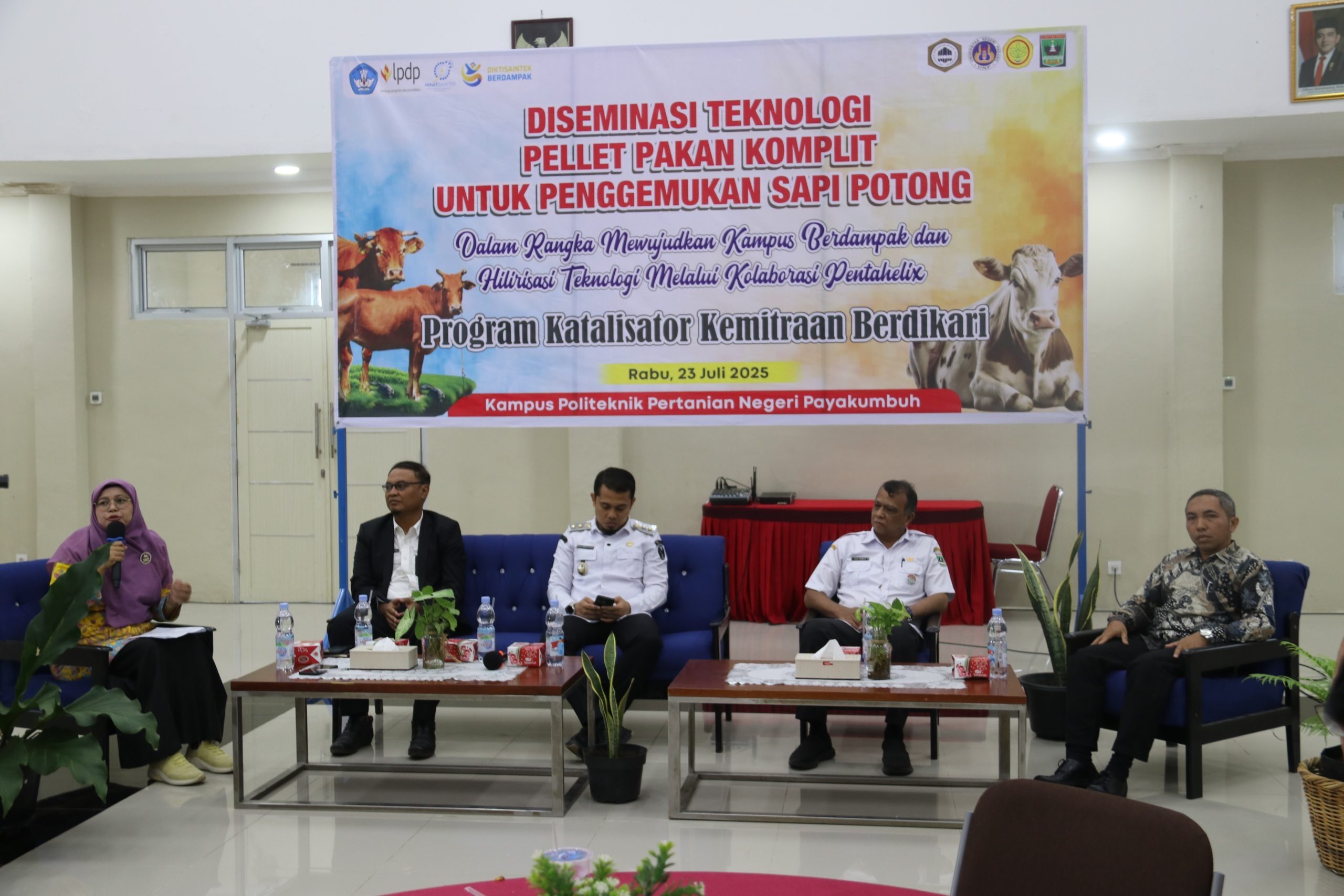 PPNP Mendiseminasikan Teknologi Pellet Pakan Komplit untuk Pengemukan Sapi Potong Hasil Riset Program Katalisator Kemitraan Berdikari