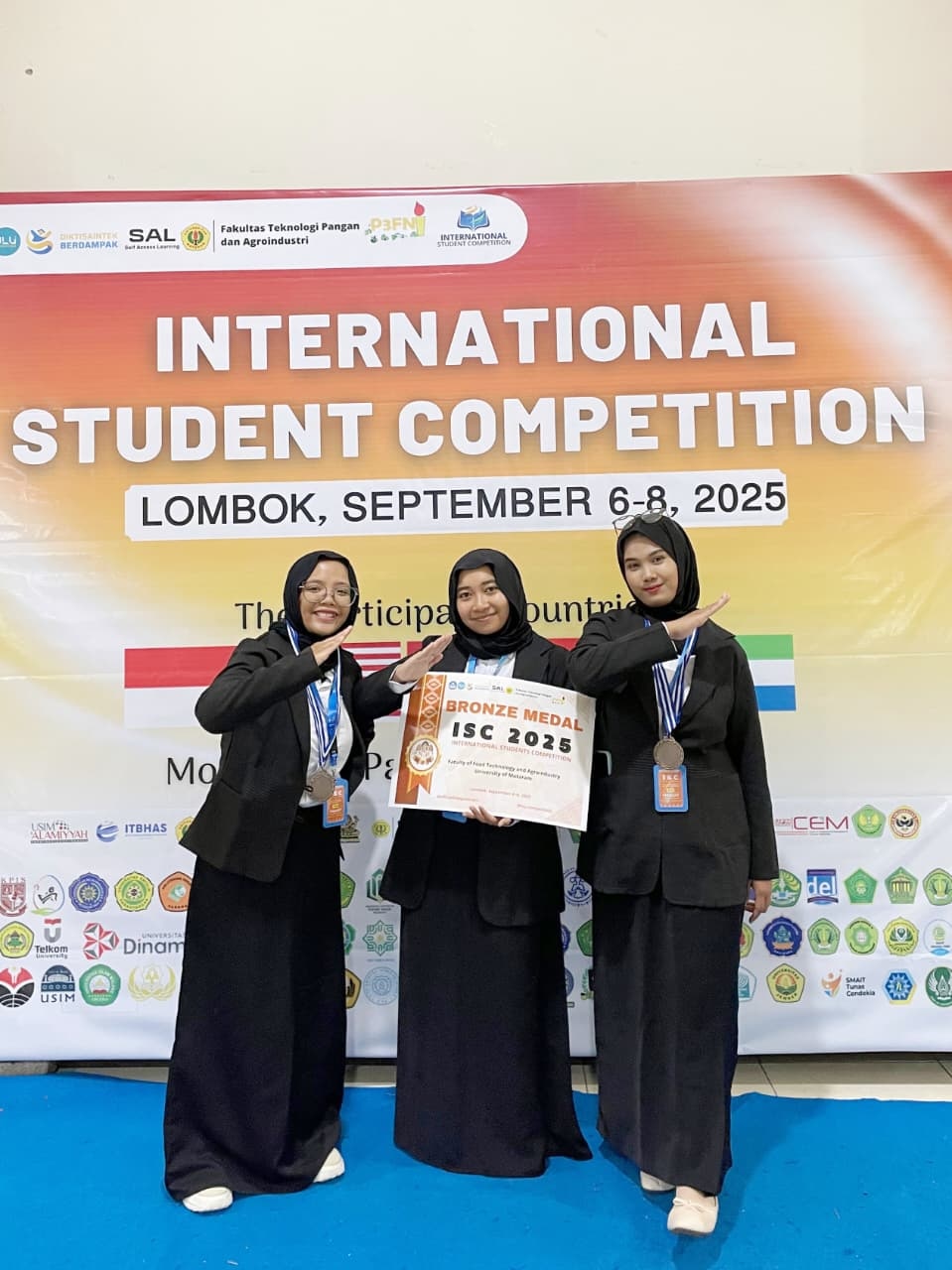 Tim Agribee FTP UNEJ Sabet Medali Perunggu di International Student Competition 2025
