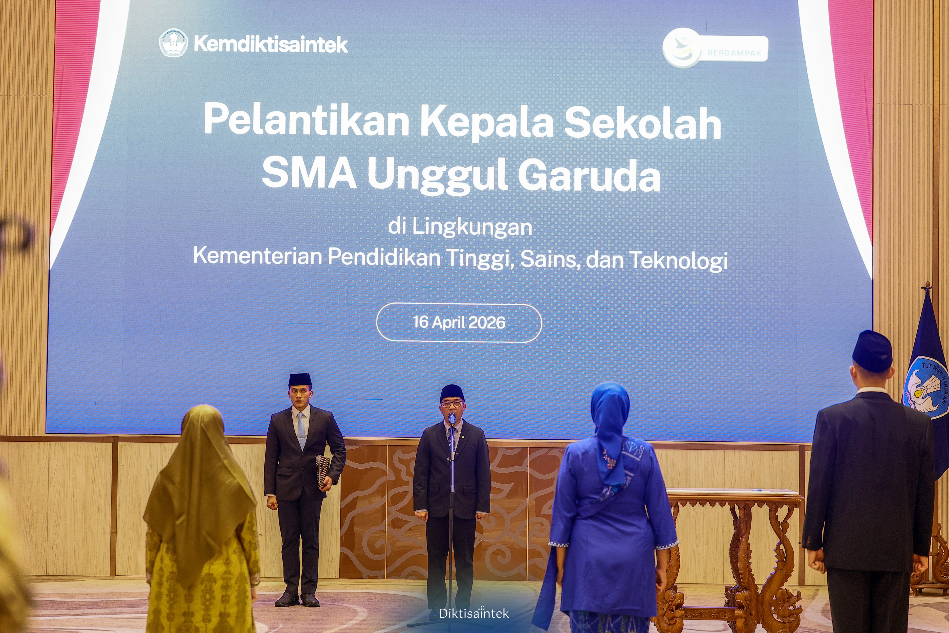 Pelantikan Kepala SMA Unggul Garuda, Siapkan Talenta Pemimpin Unggul Menuju Indonesia Emas 2045