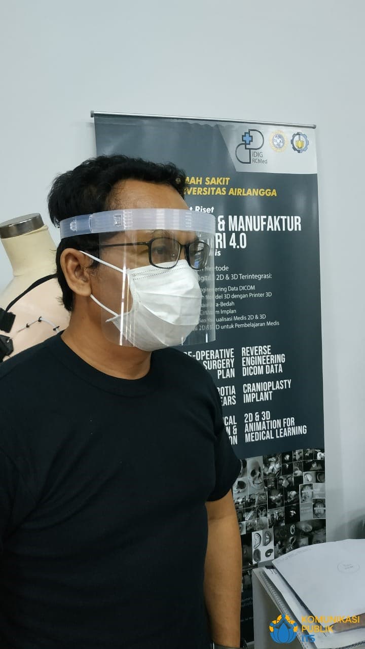 ITS Produksi Face Shield Mask, Bantu Tanggap Darurat Covid-19