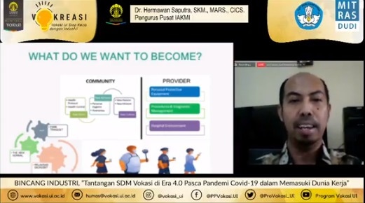 Vokasi UI Gelar Bincang Industri Bahas Tantangan Profesi Pascapandemi COVID-19