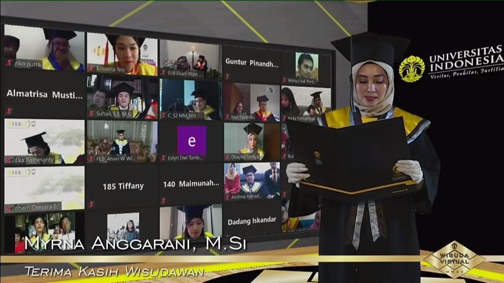 UI Gelar Wisuda Virtual bagi 7.377 Lulusan D3 Hingga S3