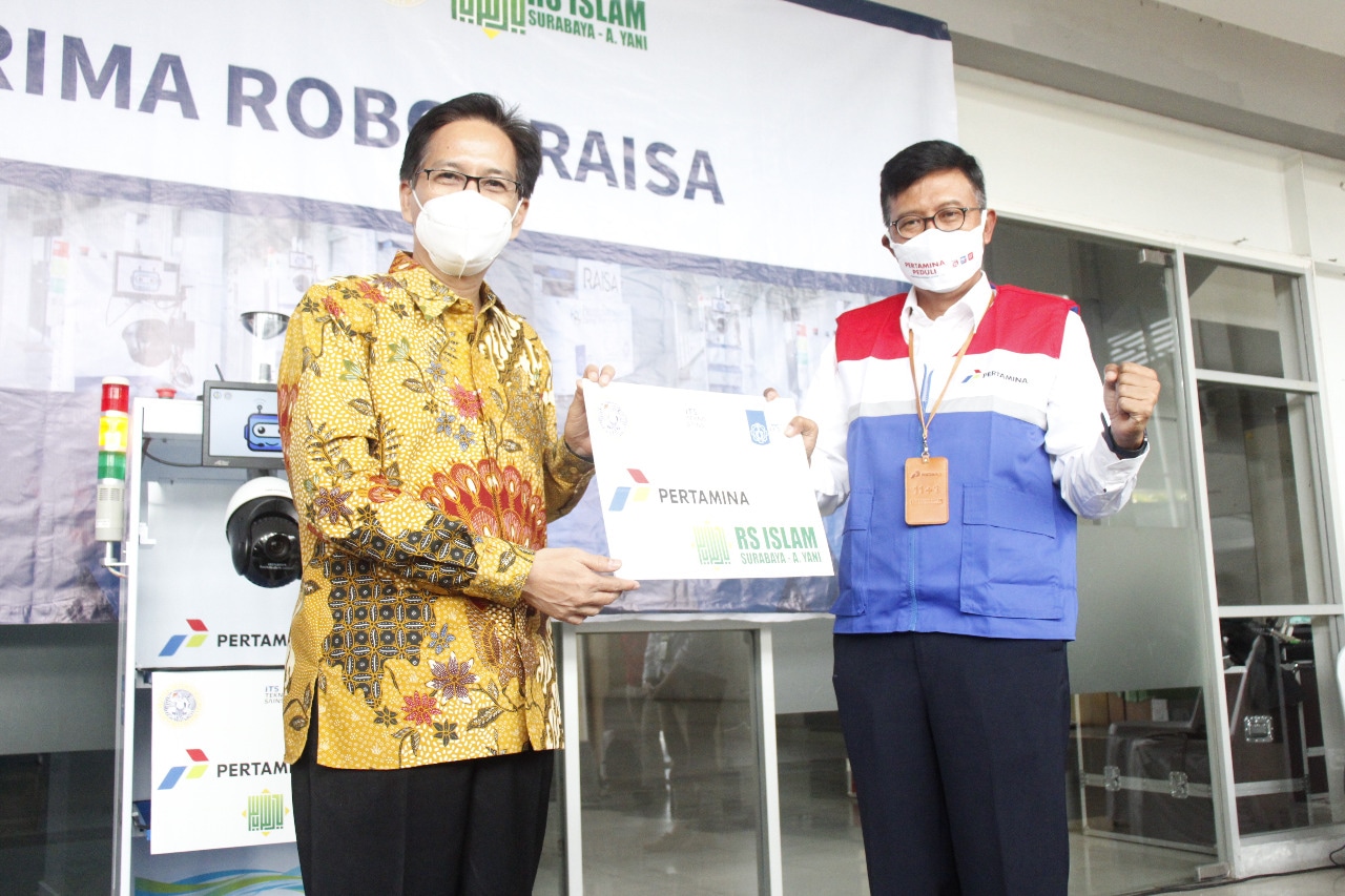 Dua Unit Robot RAISA Siap Bertugas di RSI Surabaya