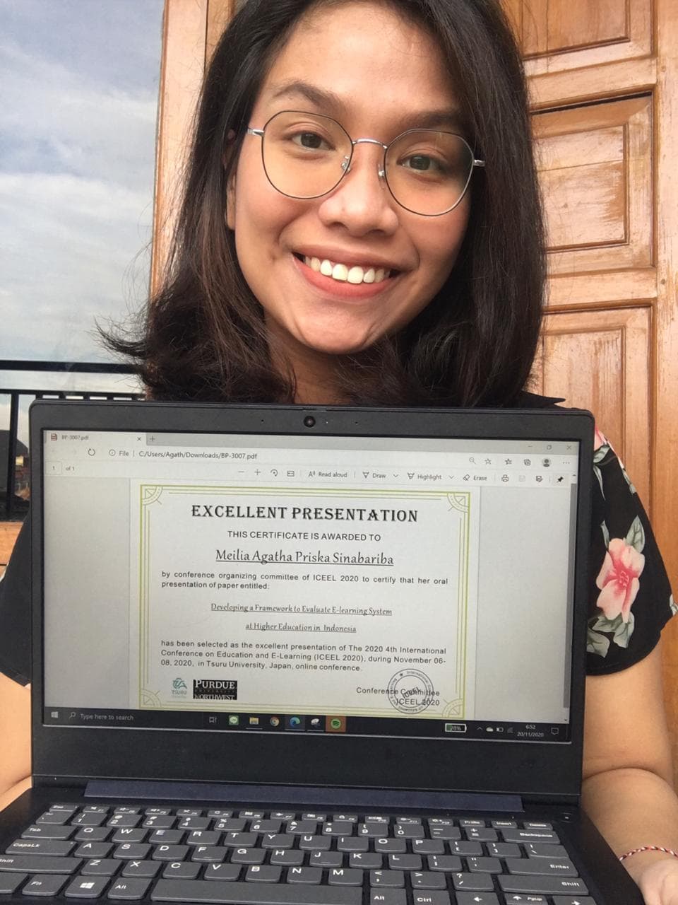 Mahasiswa FTUI Raih Best Presenter di The 4th International Conference on Education and E-Learning Berkat Gagasan Sistem Evaluasi PJJ