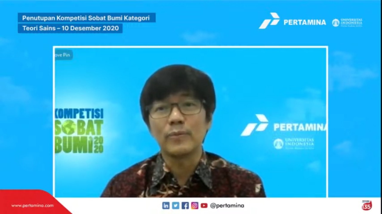 FMIPA UI - PT Pertamina (Persero) Umumkan Juara Kompetisi Sobat Bumi 2020 Kategori Teori Sains