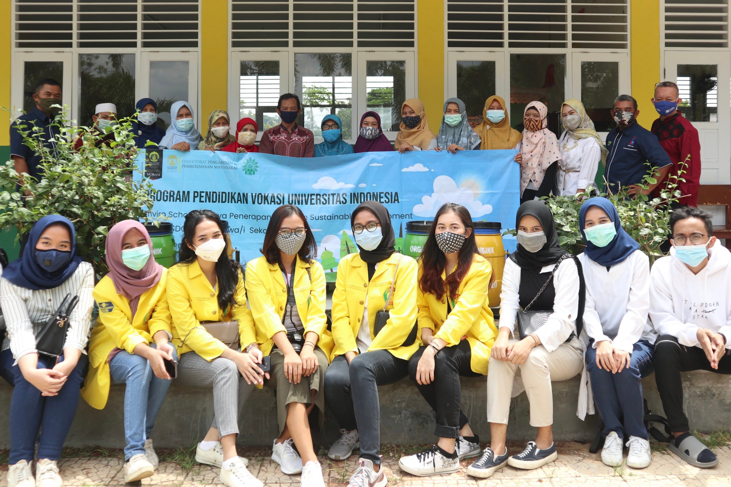 Tim Dosen Vokasi UI Uji Coba Enviro School Sebagai Upaya Penerapan Program SDGs