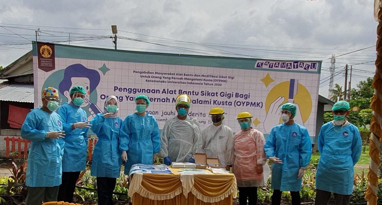 Akademisi UI Ciptakan “Katamataku Easy Brush” Bagi Orang yang Pernah Menderita Kusta