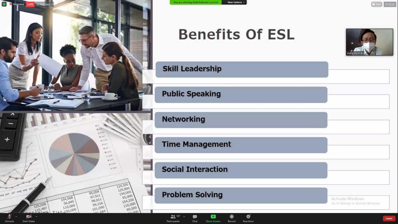 ESL Edufest On Air 1.0 Sosialisasikan Program Studi Ekonomi Sumberdaya dan Lingkungan IPB University