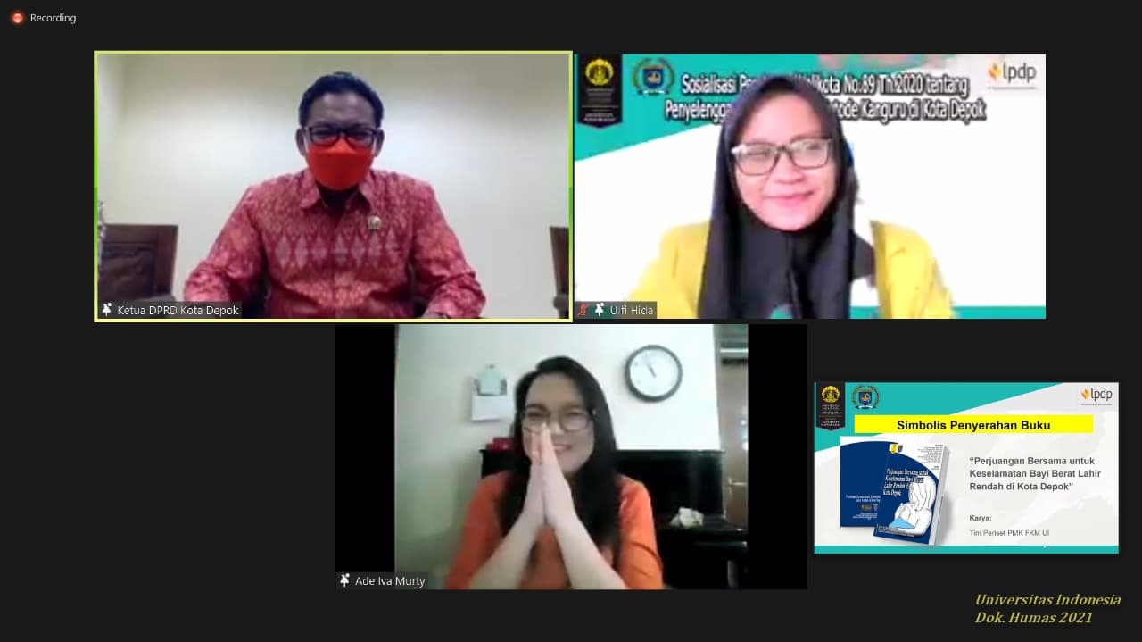 FKM UI-Pemkot Depok Terbitkan Regulasi Metode Kanguru untuk Pencegahan Kematian Bayi Prematur