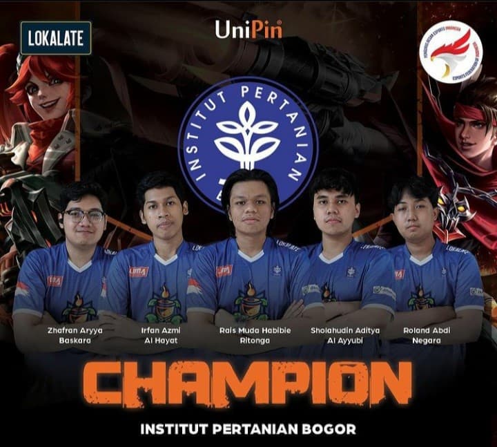 Tak Terbendung, Tim Mobile Legend IPB University Kembali Raih Juara Pada Kejuaraan Antar Mahasiswa se-Indonesia