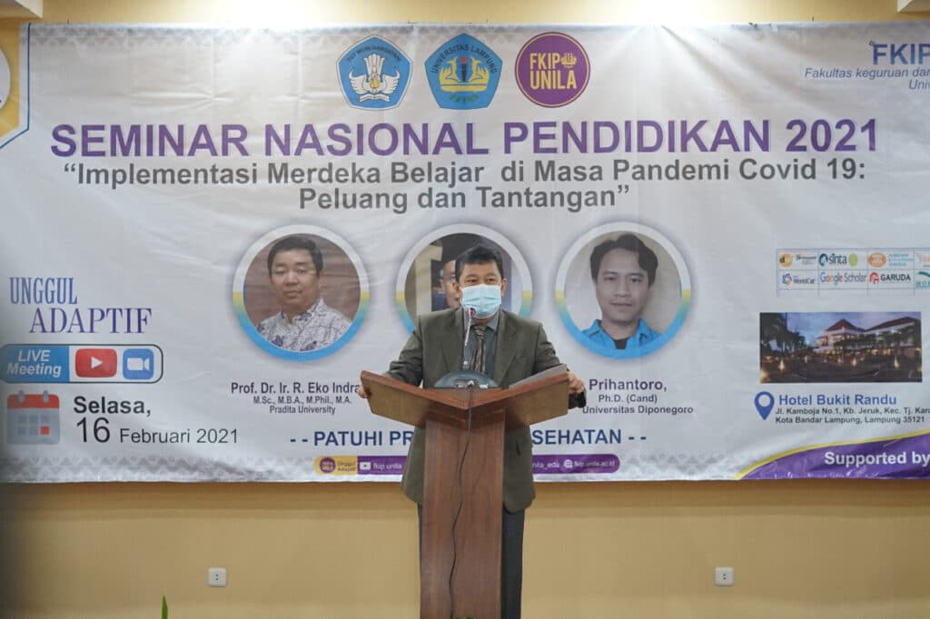 Semnas Pendidikan FKIP Unila: Implementasi Merdeka Belajar di Masa Pandemi