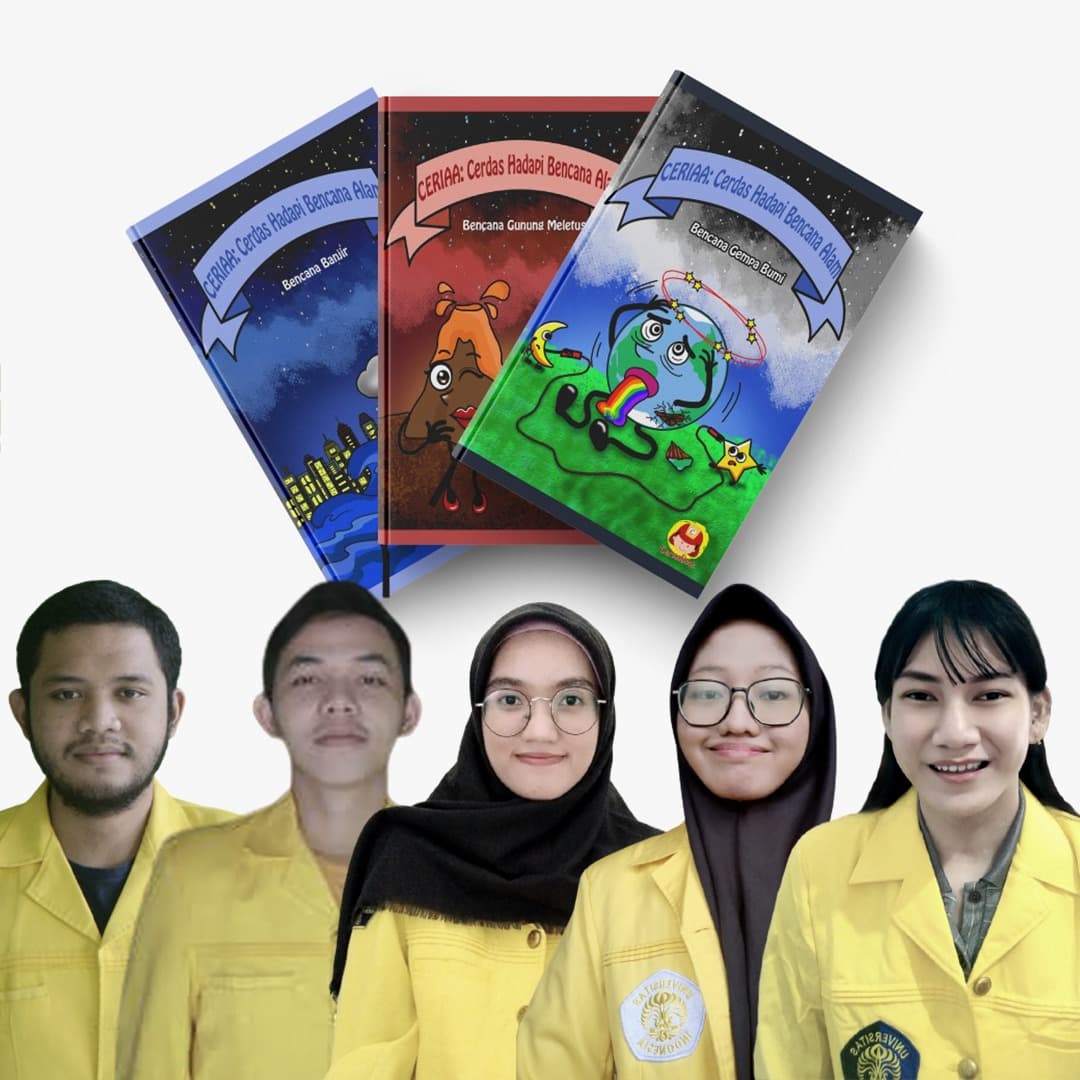 MAHASISWA UI RAIH PENDANAAN KEMENDIKBUD RISTEK RI BERKAT BUKU POP-UP ANAK TENTANG MITIGASI BENCANA ALAM