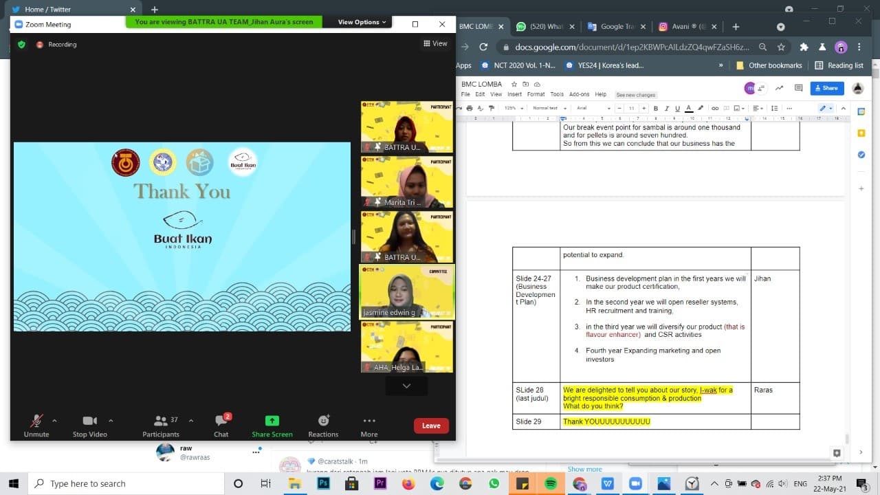 Mahasiswa Vokasi UNAIR Sulap Limbah Hasil Laut Menjadi Produk Olahan