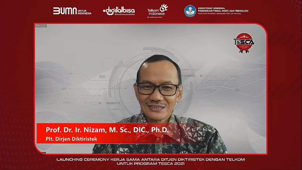 Ditjen Diktiristek Kolaborasi dengan Telkom Dorong Talenta Digital Melalui TesCA 2021