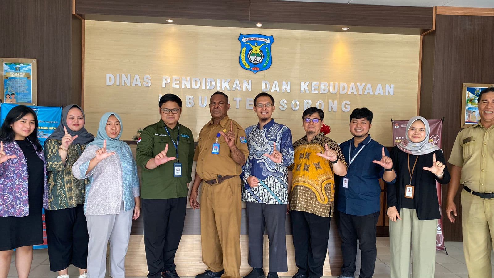 Dinas Pendidikan Kabupaten Sorong Apresiasi Kehadiran Mahasiswa Program Kampus Mengajar