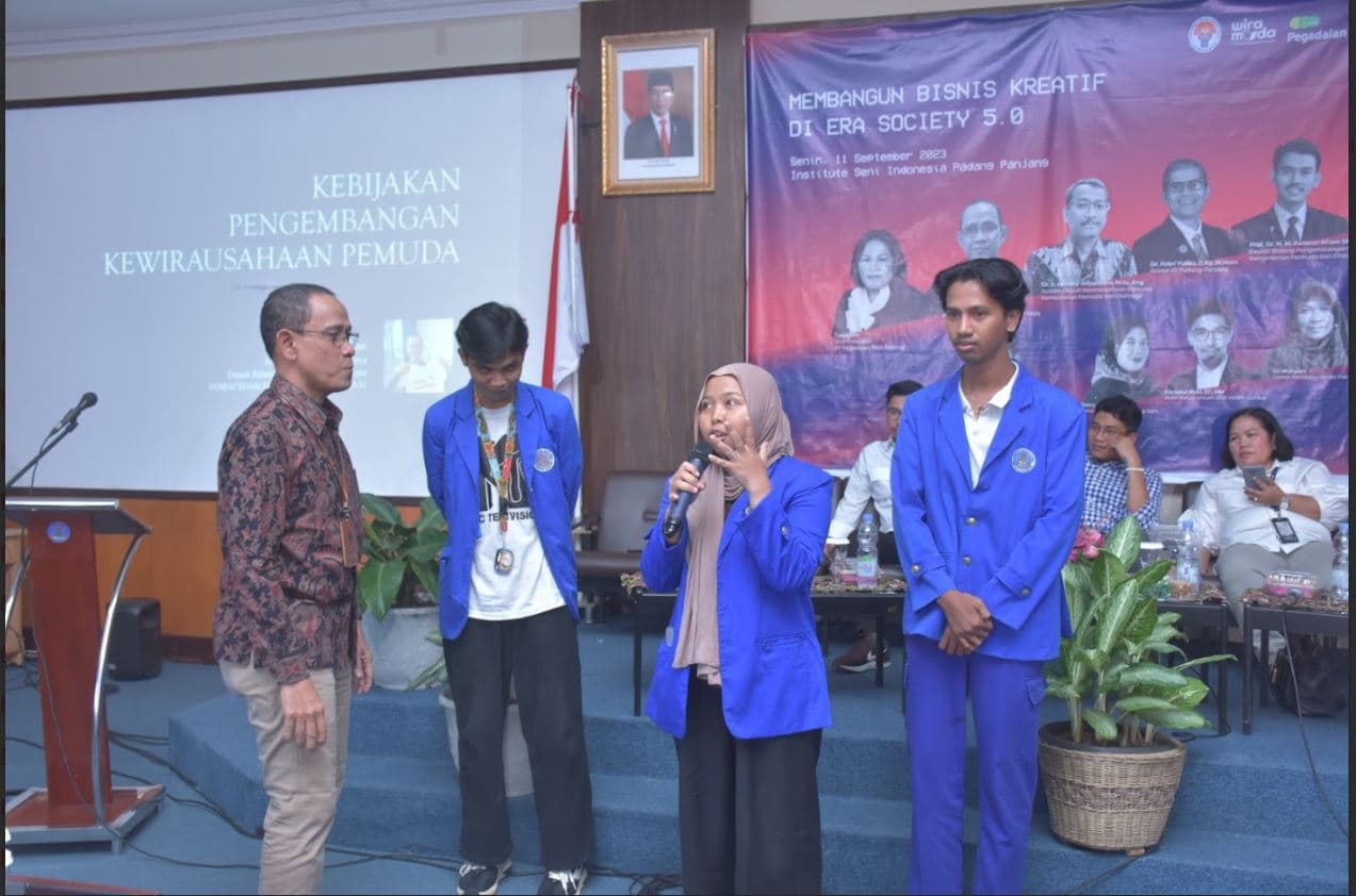 Membangun Bisnis Kreatif di era Society 5.0 bersama Kemenpora