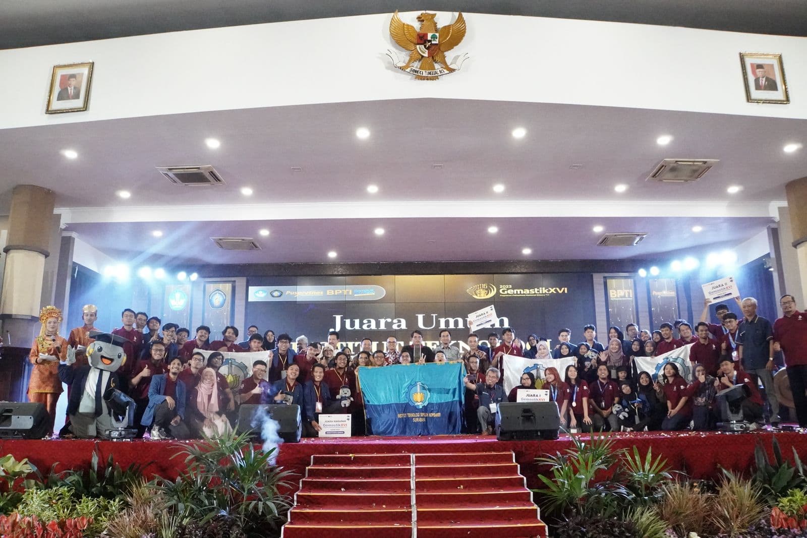 Tiga Kali Berturut-turut, ITS Raih Juara Umum Gemastik 2023