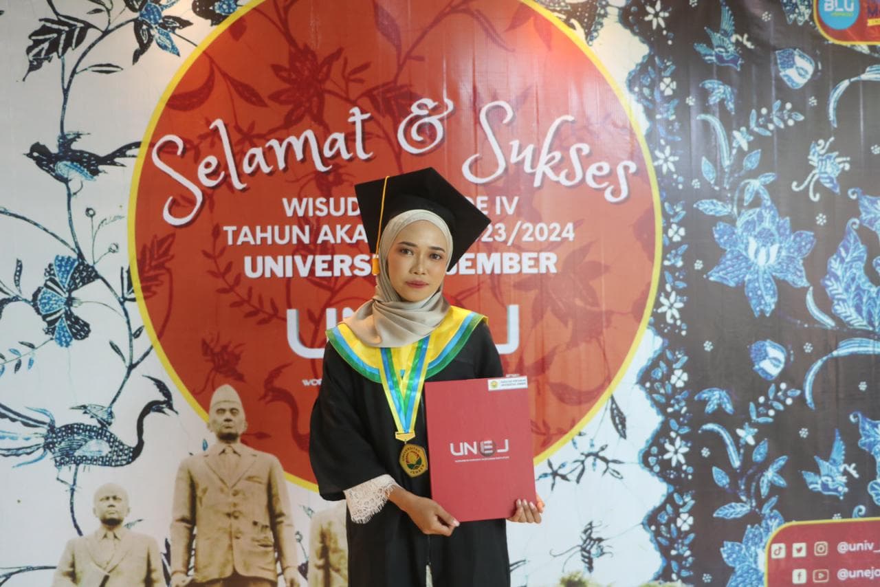 169 Penerima KIP-K, Lulus di Wisuda Periode IV Universitas Jember, Semua IPK-nya di Atas 3,00!