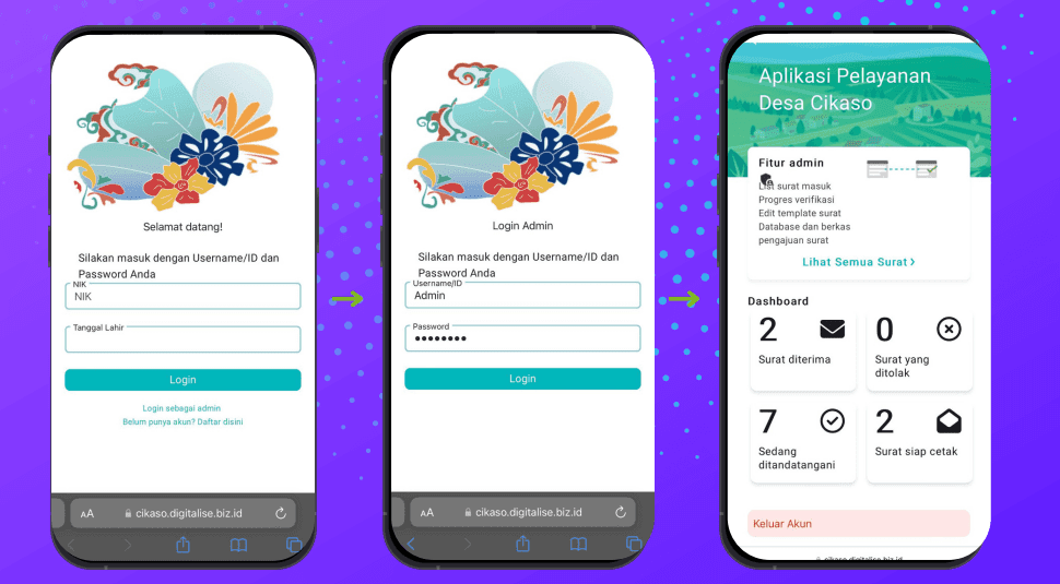 Revitalisasi Administrasi Desa, KKN ITS Galakkan Aplikasi Smart Village