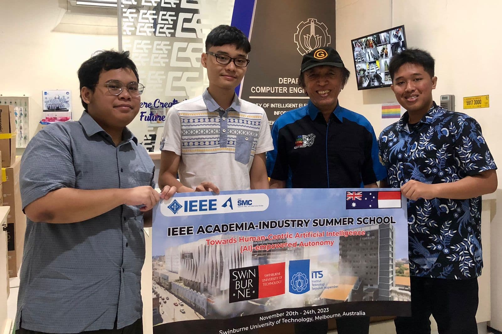Mahasiswa FTEIC ITS Raih Beasiswa Belajar di IEEE AISS Australia