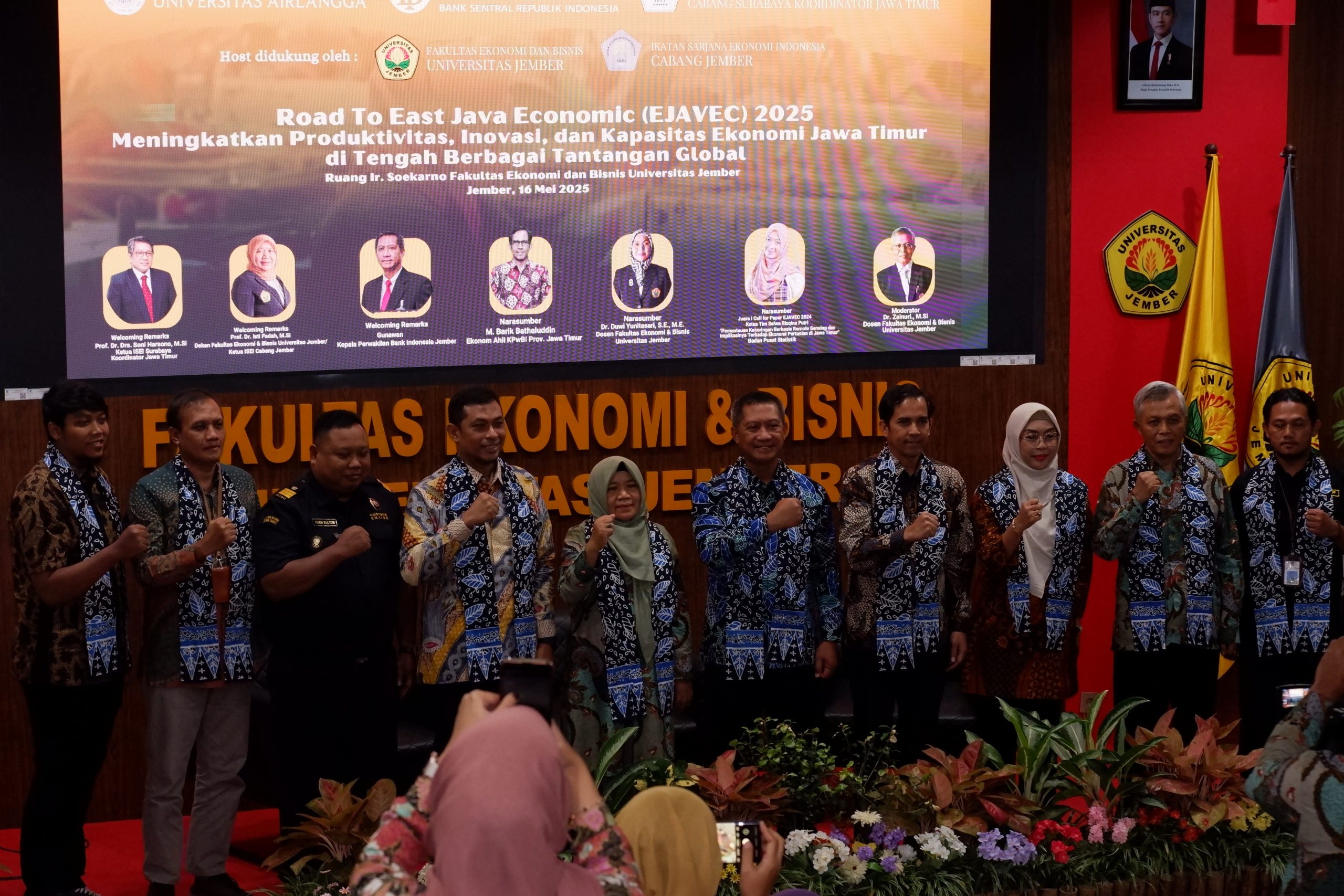 FEB Universitas Jember Tuan Rumah Road to EJAVEC 2025: Bahas Produktivitas dan Inovasi Ekonomi Jatim di Tengah Tantangan Global
