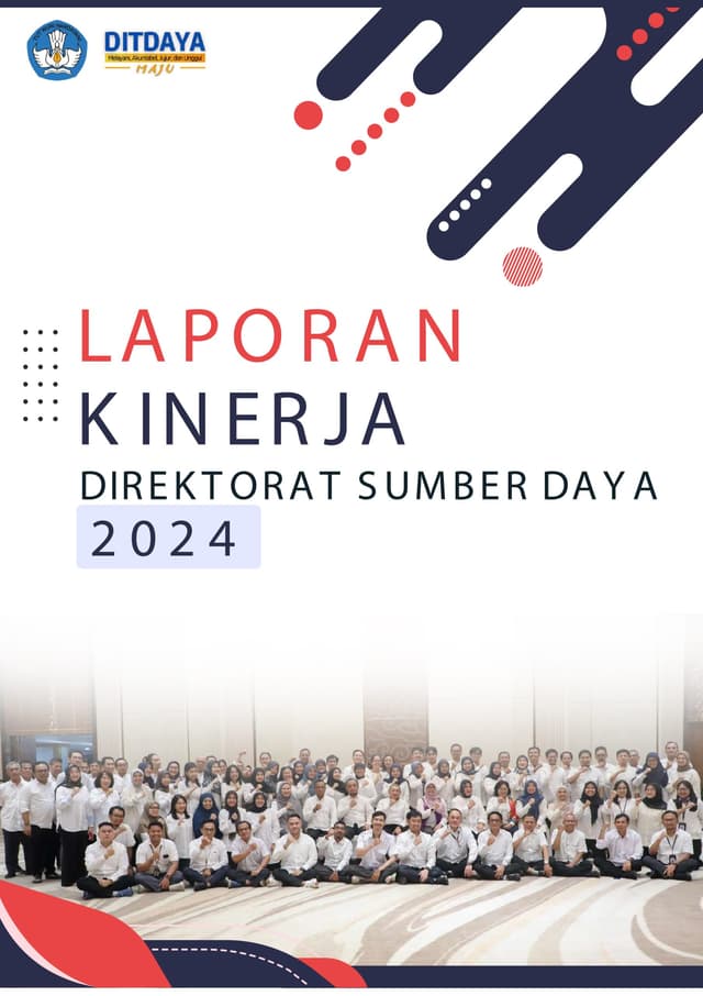 Laporan Kinerja Direktorat Sumber Daya Tahun 2024