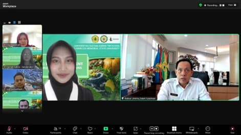 Untirta and DMMMSU Successfully Held an Online Guest Lecture Series