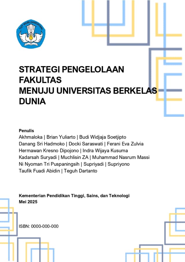 STRATEGI PENGELOLAAN FAKULTAS MENUJU UNIVERSITAS BERKELAS DUNIA