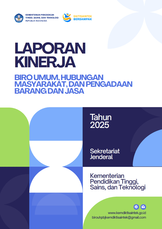 Laporan Kinerja Biro Umum, Hubungan Masyarakat, dan Pengadaan Barang dan Jasa 2025
