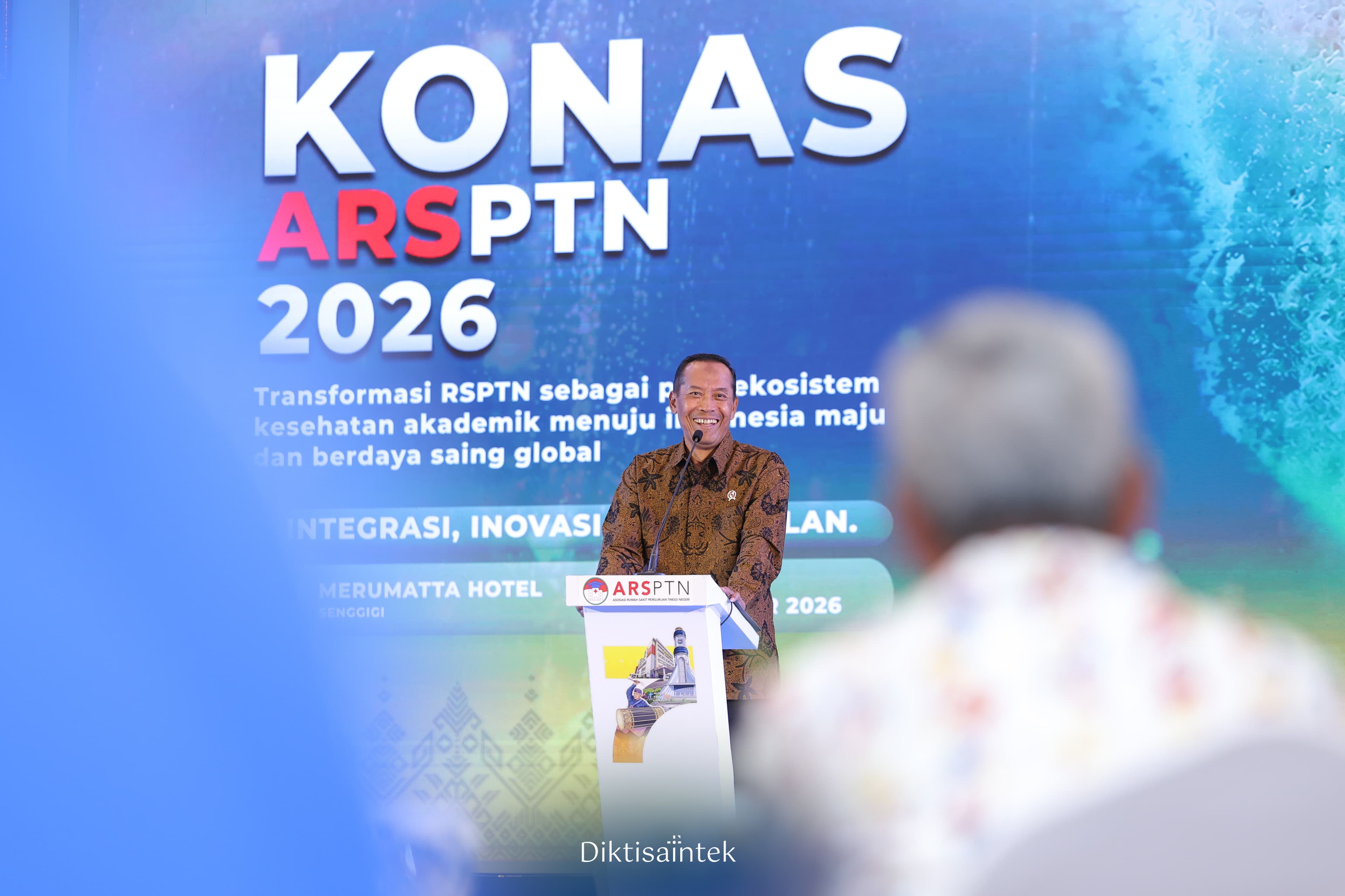 Wamen Fauzan Menghadiri Kongres Nasional Asosiasi Rumah Sakit Perguruan Tinggi Negeri