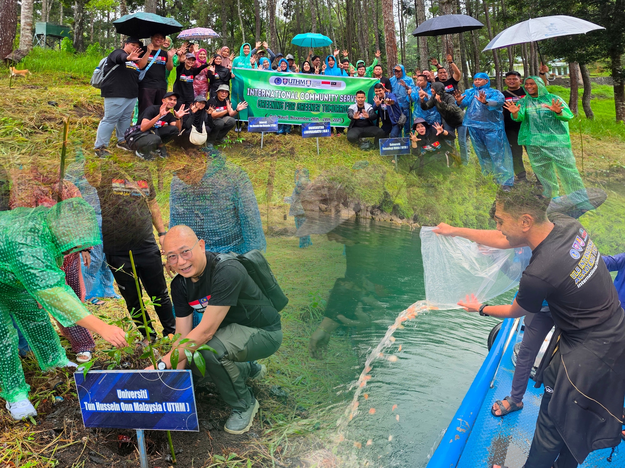 ULB Perkuat Komitmen Pelestarian Danau Toba melalui International Community Service