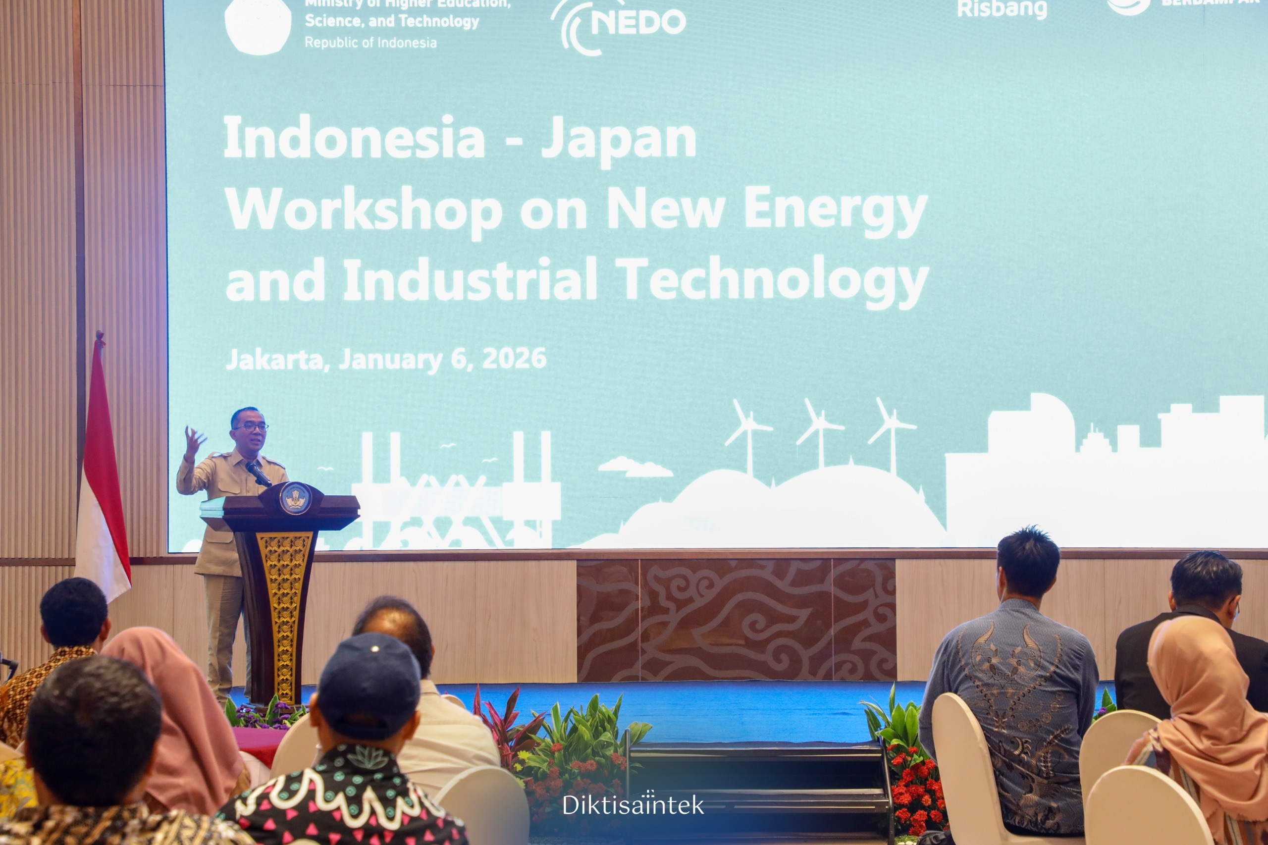 Kemdiktisaintek–NEDO Siapkan Proyek Strategis Indonesia-Jepang di Bidang Energi dan Teknologi Industri